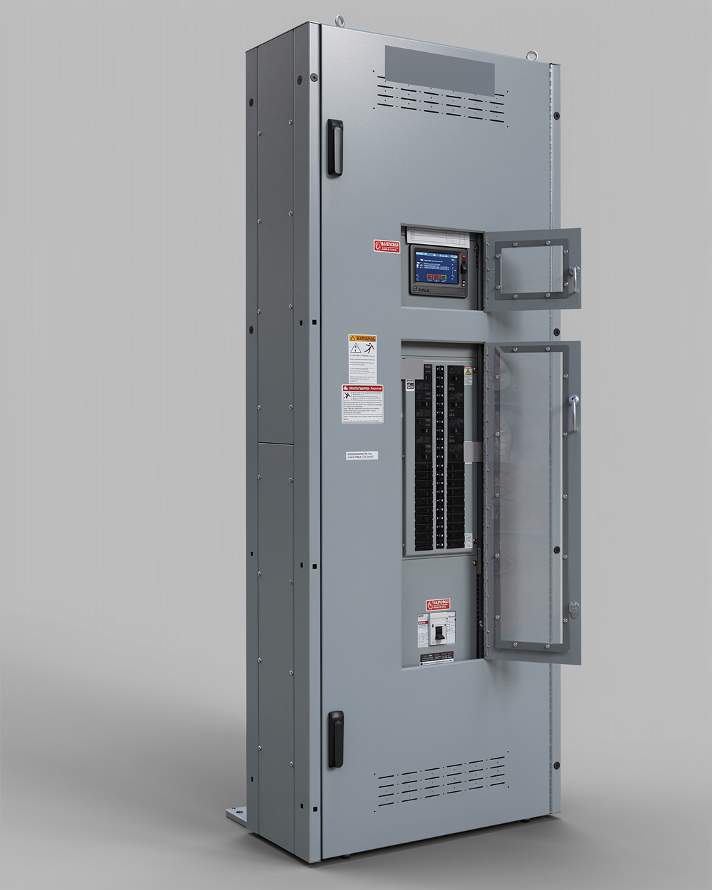 InSight BCMS local touchscreen on a CP Series RPP for branch-circuit monitoring